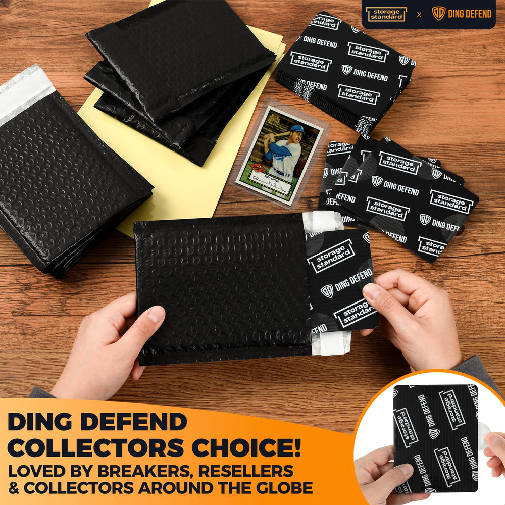 Storage Standard Ding Defend comparación de escala con una carta para verificar ajuste