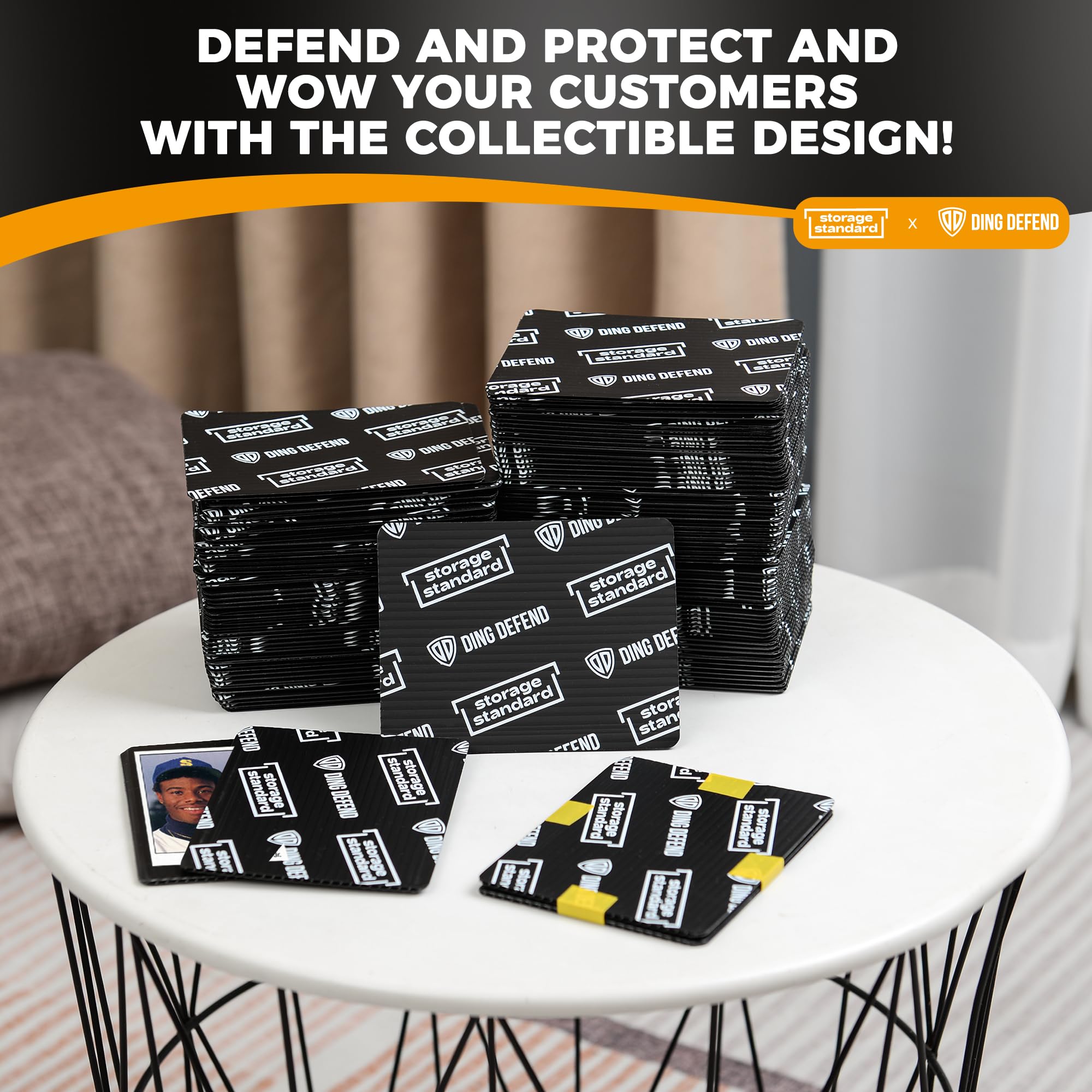 Storage Standard uso en mesa Ding Defend mientras se preparan pedidos, proceso eficiente