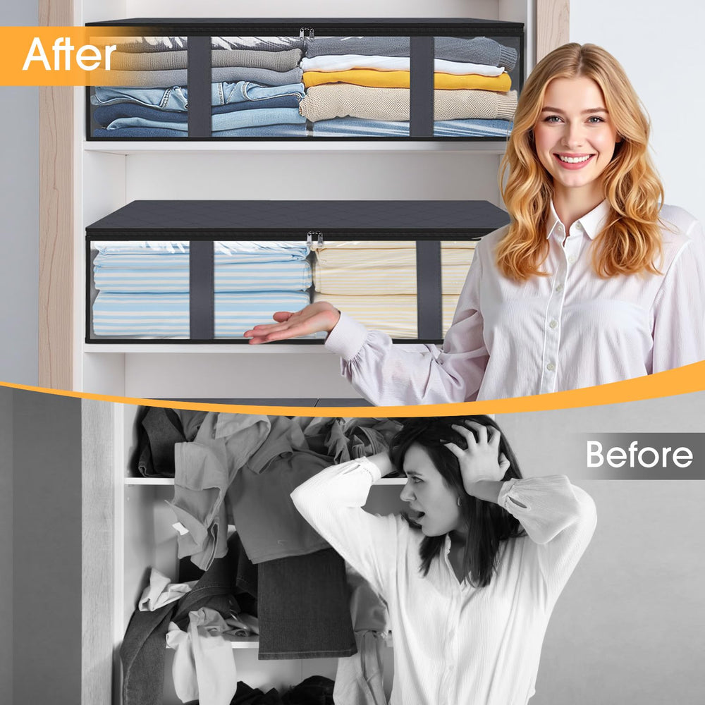 StorageRight cremallera superior cerrada protege ropa del polvo