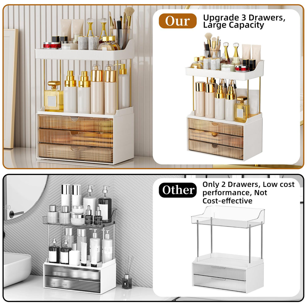 StorBin base con silicona antideslizante que mantiene estabilidad en el lavabo
