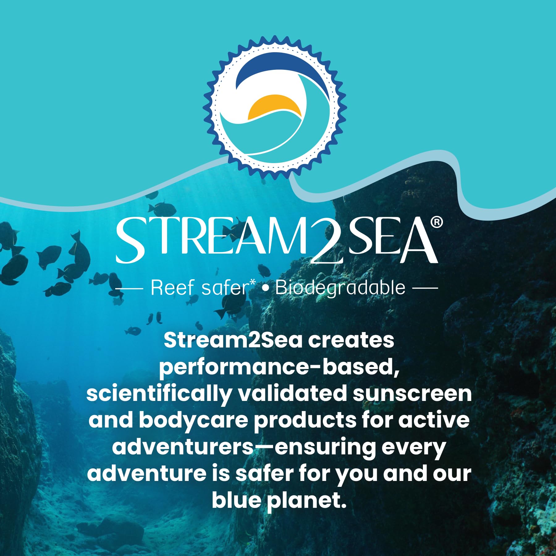 Stream 2 Sea envase en ambiente lifestyle con mochila y equipo de playa