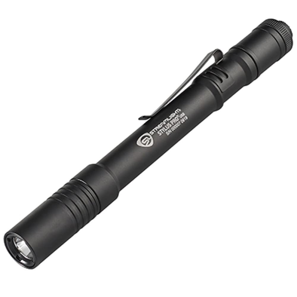 Streamlight Stylus Pro detalle del cuerpo de aluminio ofreciendo durabilidad