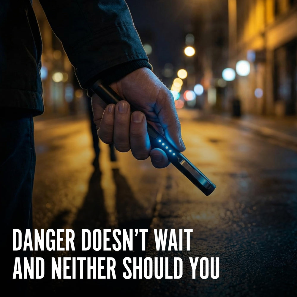 Streetwise activation view producing arc to deter threats and draw attention