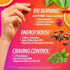 stripfast5000 close-up de ingredientes primarios que apoyan metabolismo
