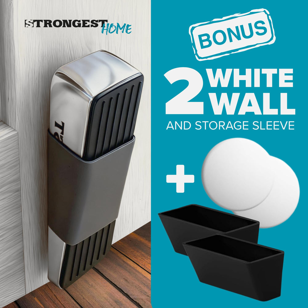 STRONGEST HOME protector blanco instalado protegiendo la pared