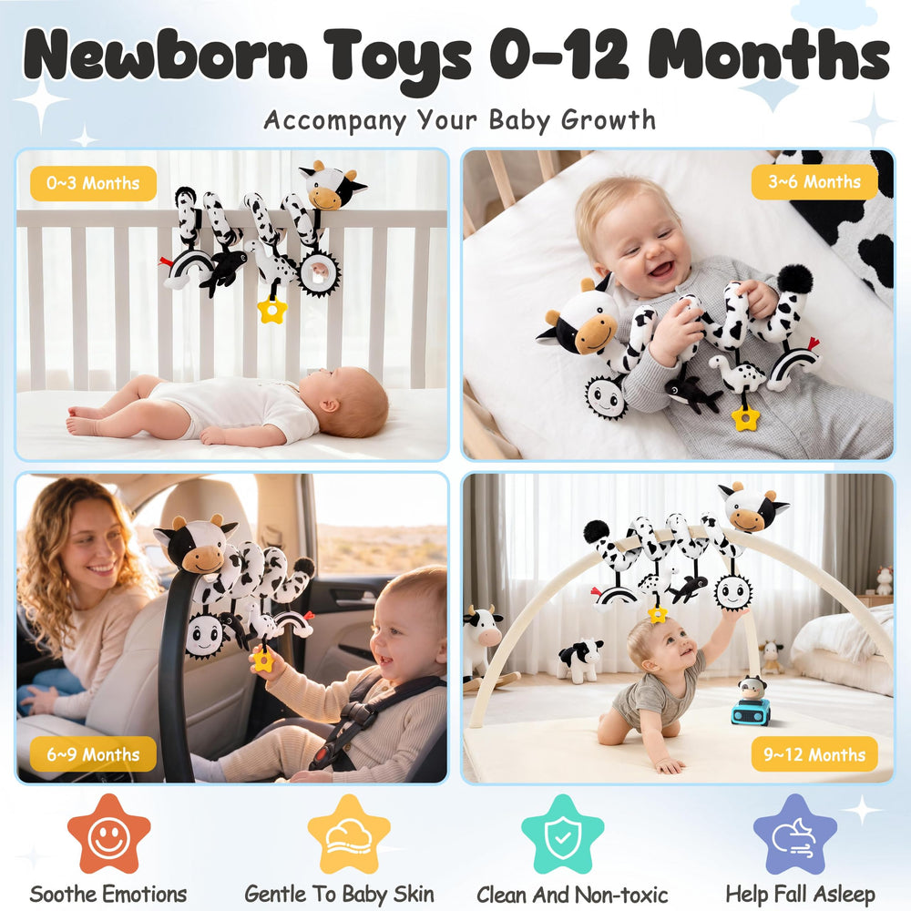 Stuffed los cuatro accesorios colgantes, variedad sensorial inmediata