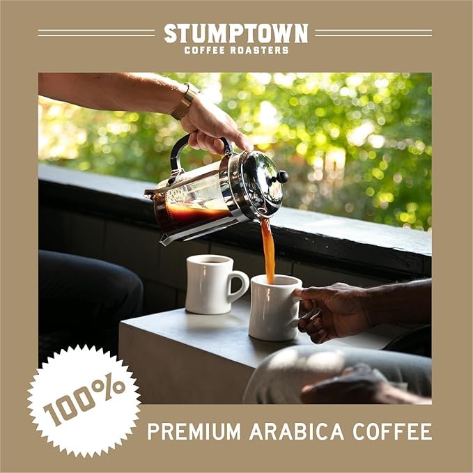 Stumptown Trapper Creek café filtrado en taza resaltando dulzor