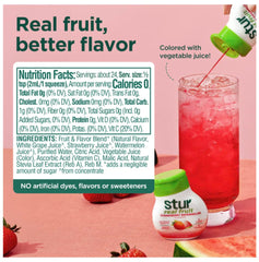 Stur primer plano de etiqueta destacando vitamina C y antioxidantes