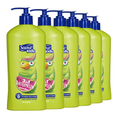 Suave botella frontal 3-en-1 con aroma sandía para baños rápidos
