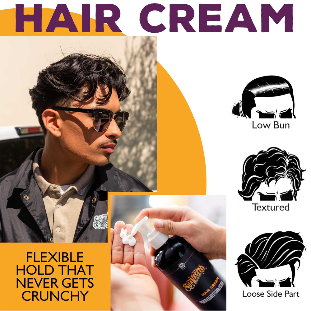 Suavecito Pomade aplicada en ondas para control del frizz y definición suave