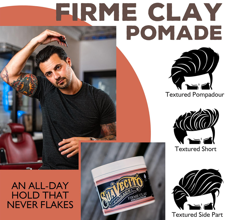 Suavecito Pomade junto a regla para comparar tamaño de 4 oz
