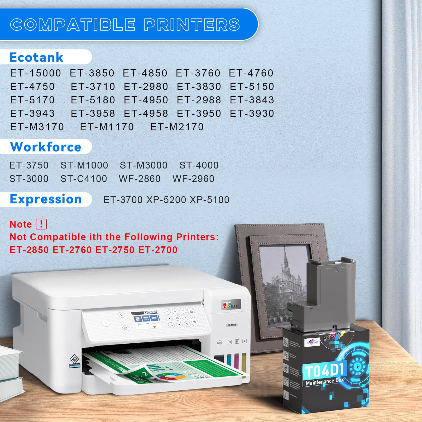 SUBLIMAKER instalación en impresora EcoTank para mantenimiento sencillo