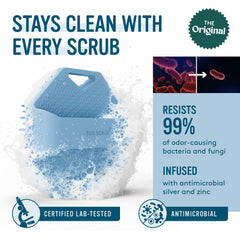 Sud Scrub detalle de las aletas de silicona que exfolian suavemente sin irritar