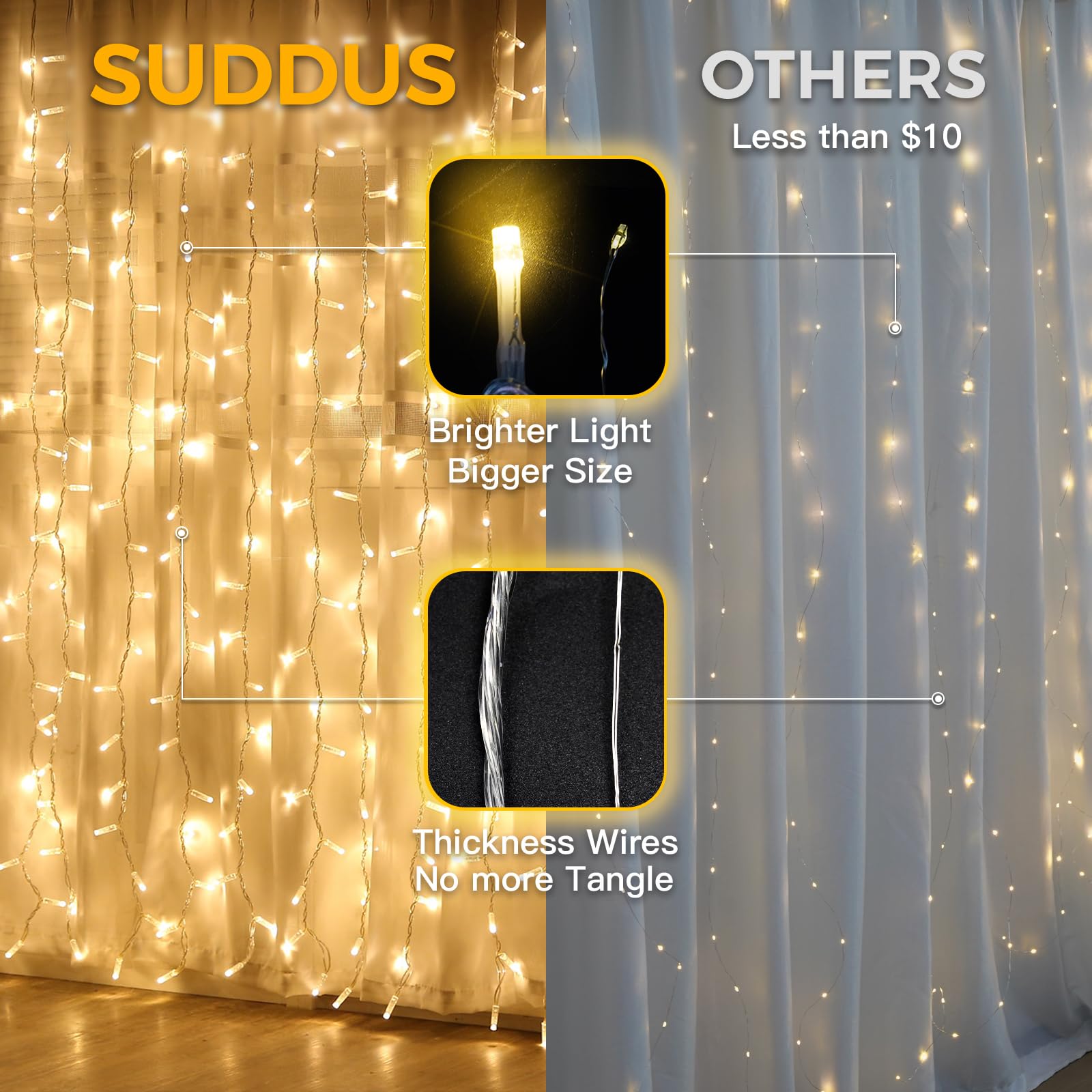 suddus instalación exterior en jardín con protección contra salpicaduras