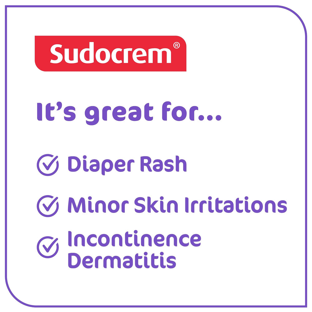 Sudocrem usado en adulto con incontinencia para barrera confiable