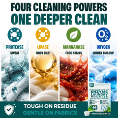 Sudstainables cuchara medidora con polvo para dosificar y obtener limpieza precisa