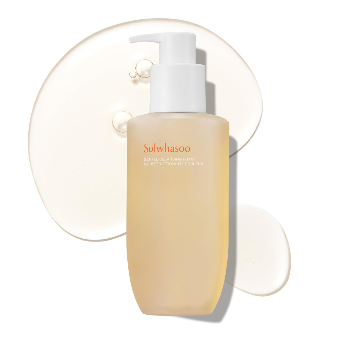 Sulwhasoo limpiador presentación frontal, aspecto premium y clara lectura