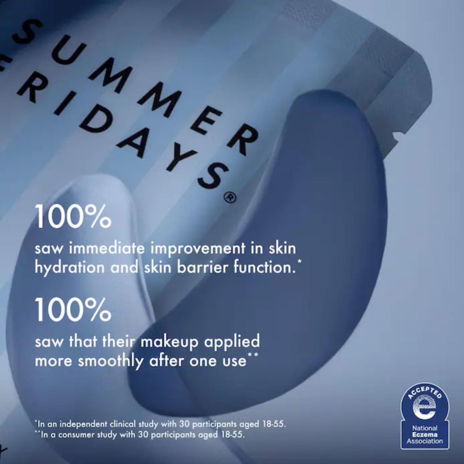 Summer Fridays caja abierta con 15 pares lista para usar en viaje