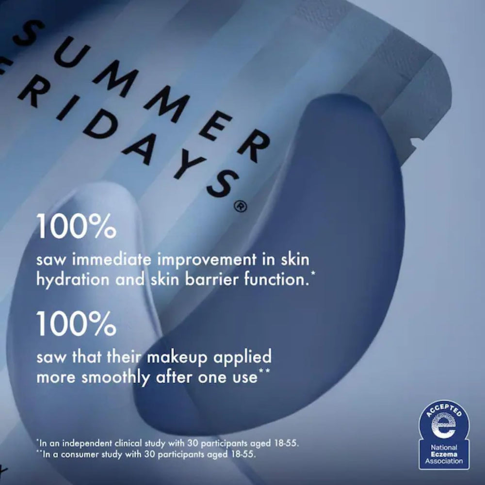 Summer Fridays caja abierta con 15 pares lista para usar en viaje