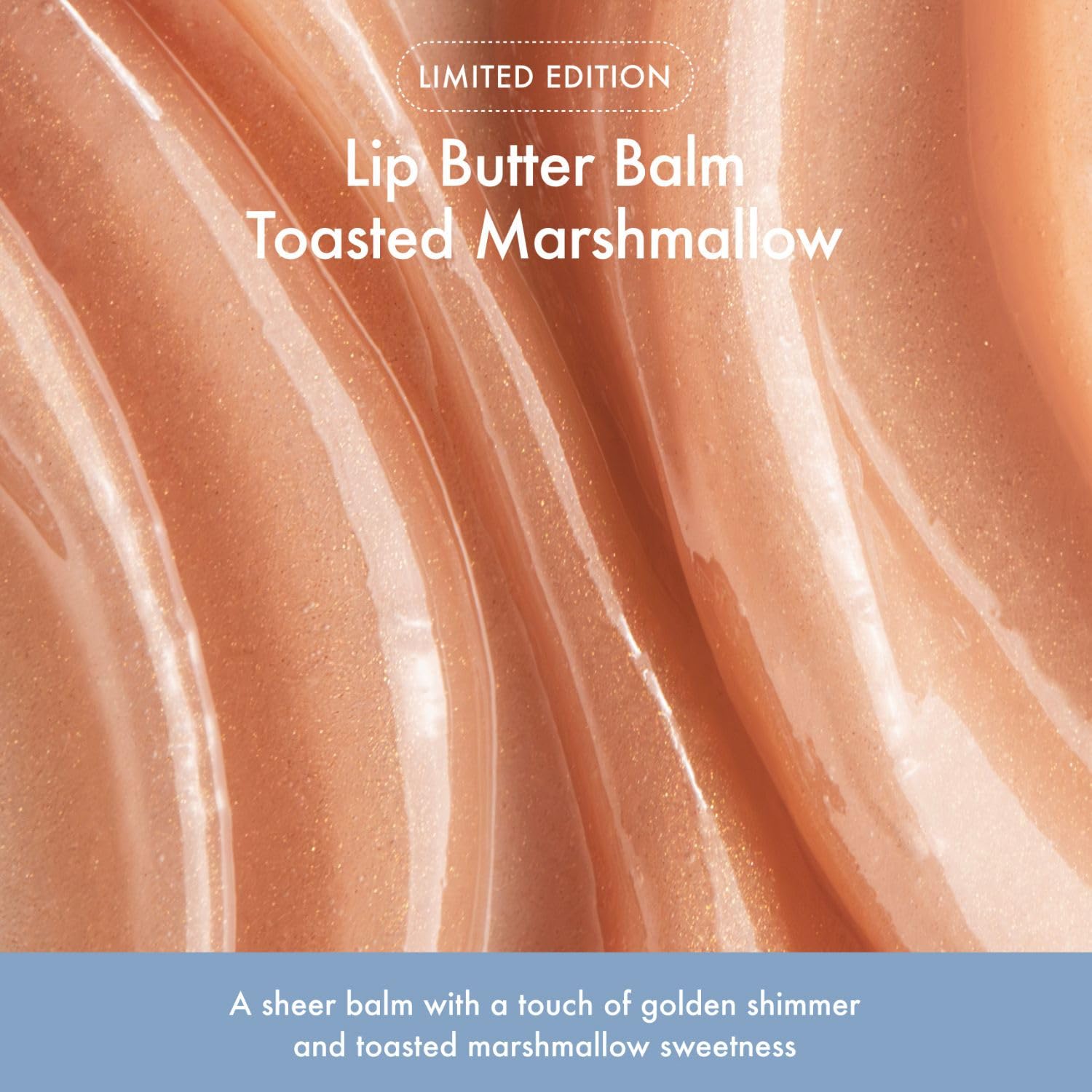 Summer Fridays Lip Butter Toasted Marshmallow tubo con destellos dorados