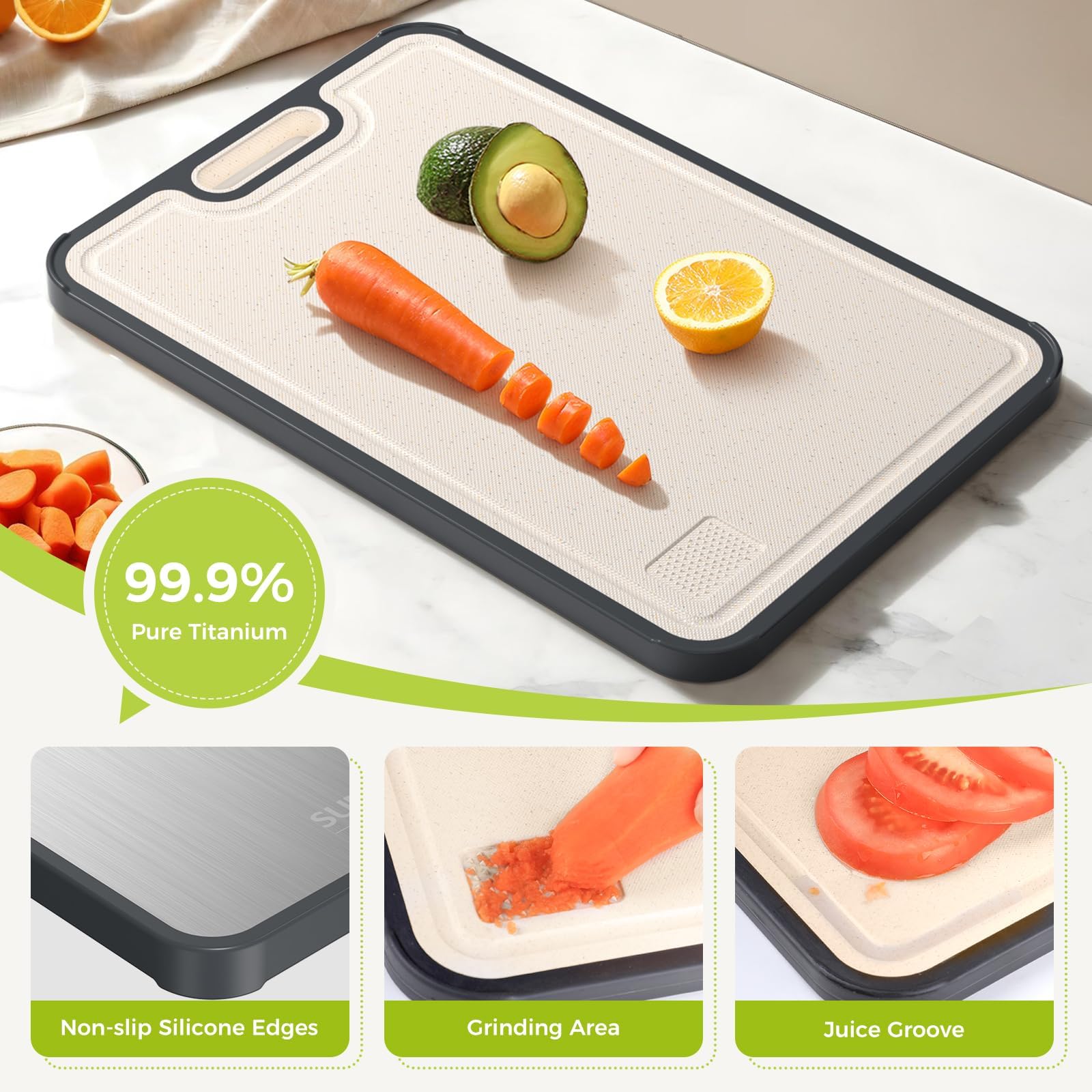 Sumzzz set de tres tamaños, combinaciones para toda tarea de cocina