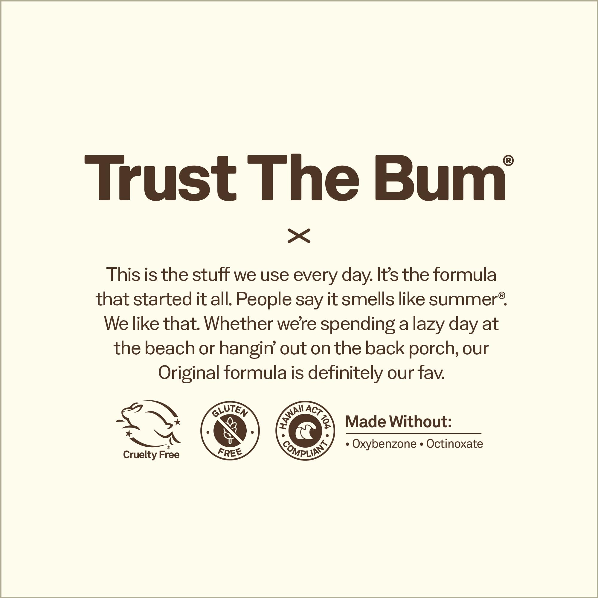 Sun Bum textura cremosa en primer plano que hidrata y se absorbe rápido