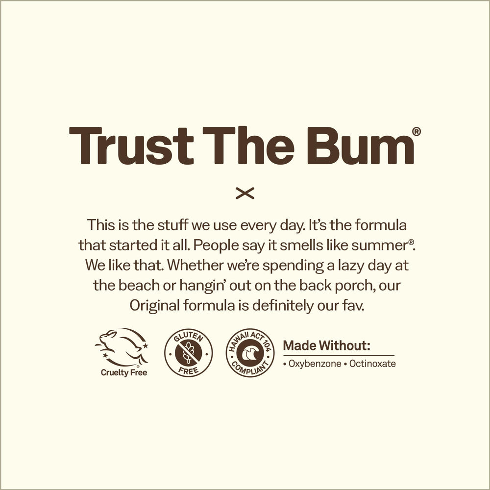 Sun Bum textura cremosa en primer plano que hidrata y se absorbe rápido