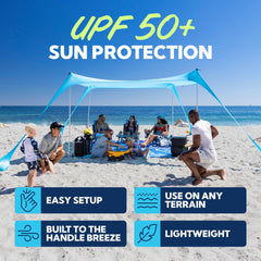 SUN NINJA primer plano del tejido UPF50 resistente al agua