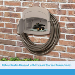 Suncast detalle del sistema Easylink mostrando conexión rápida y sin fugas