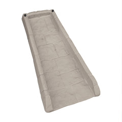 Suncast bloque frontal taupe claro mostrando diseño y beneficio estético