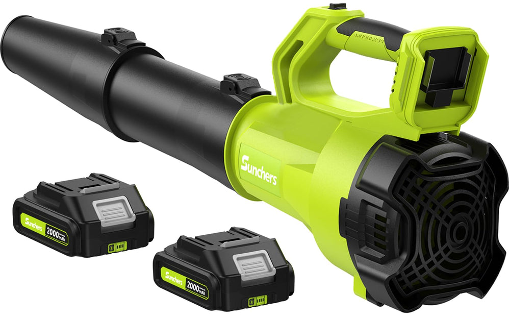 sunchers soplador frontal mostrando diseño y potencia