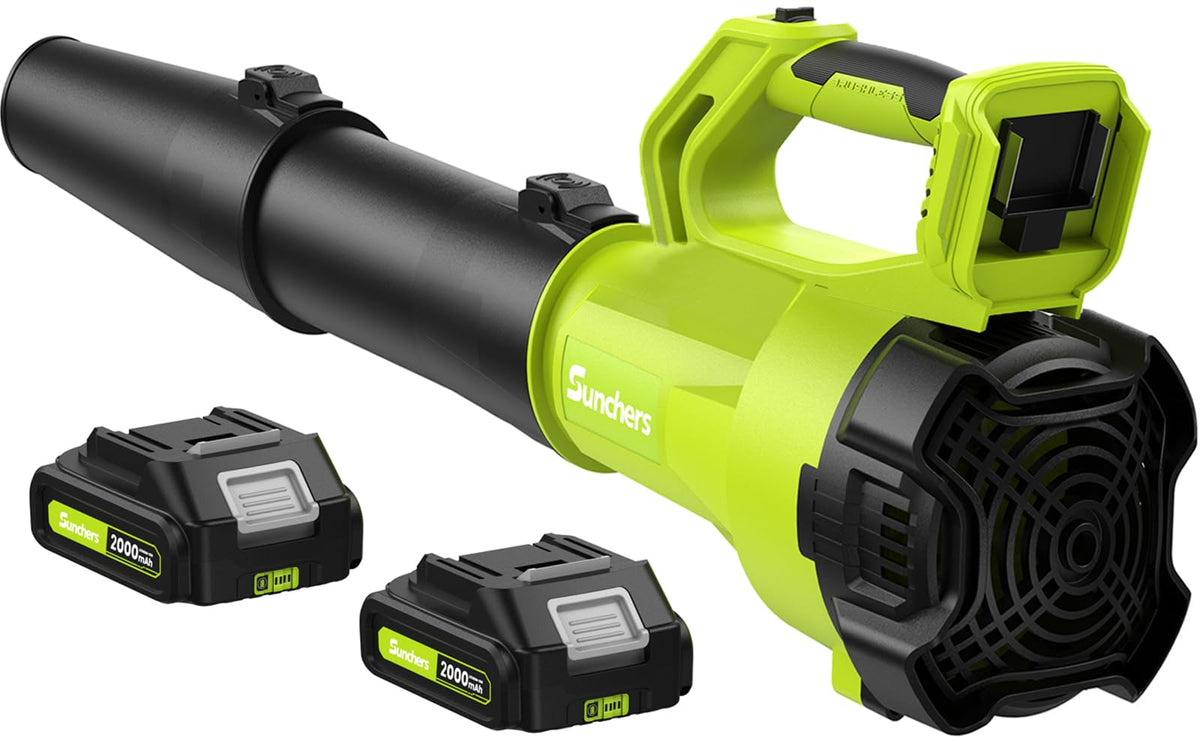 sunchers soplador frontal mostrando diseño y potencia