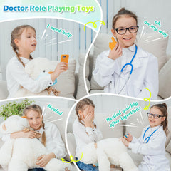 Sundaymot detalle de la bata infantil que fomenta juego de roles seguro
