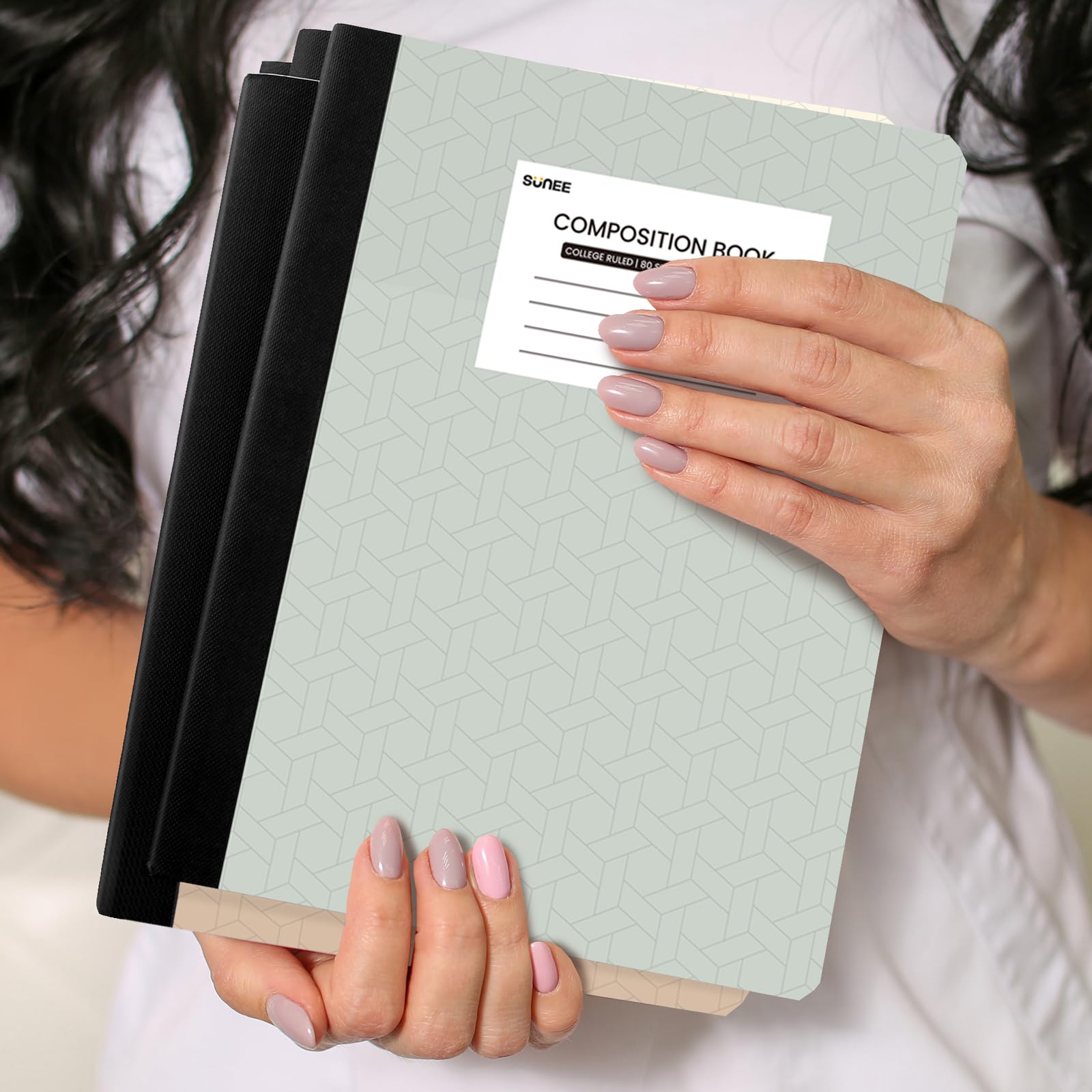 SUNEE conjunto de cuadernos en estación de estudio para organización visual