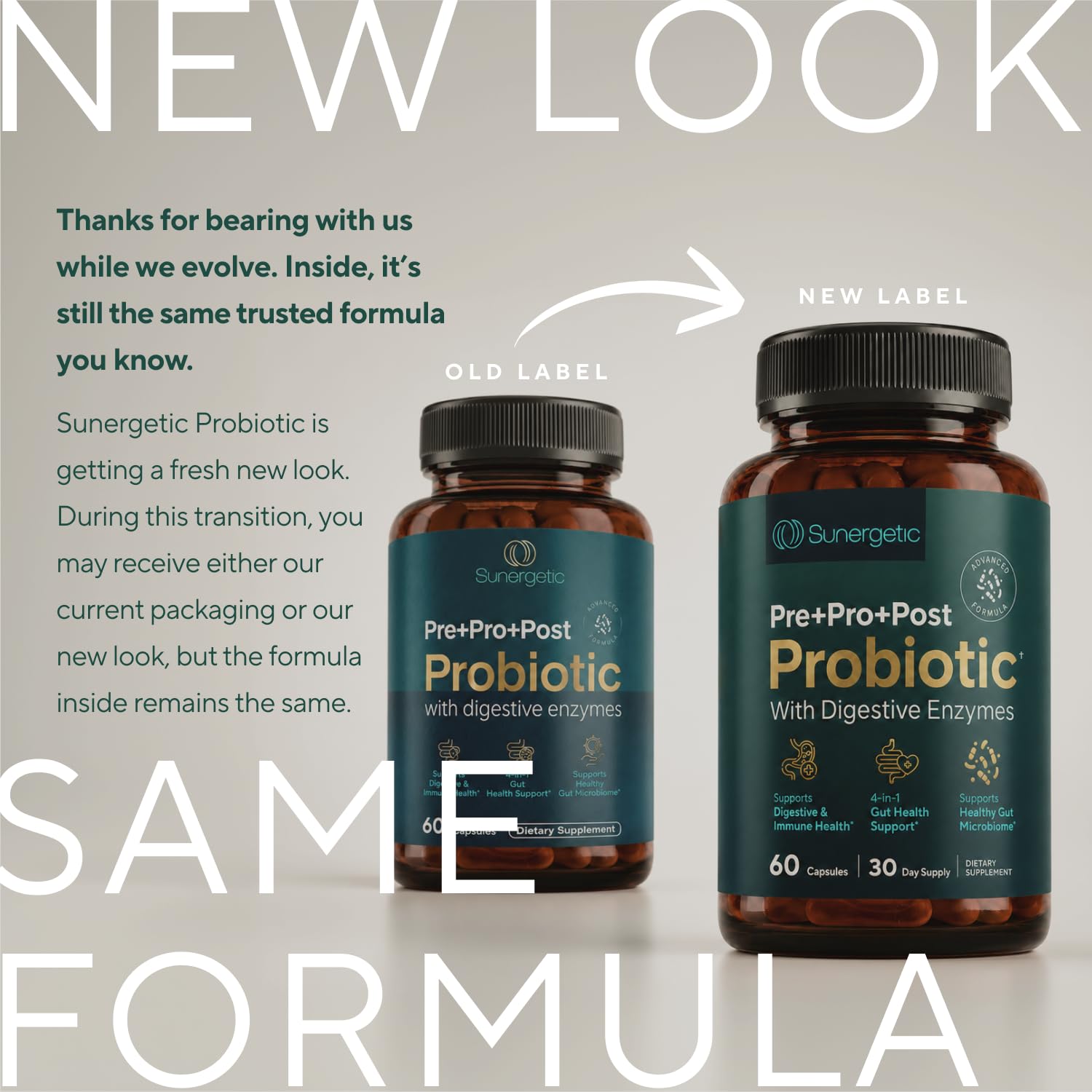Sunergetic detalle de etiqueta con ingredientes clave y transparencia informativa