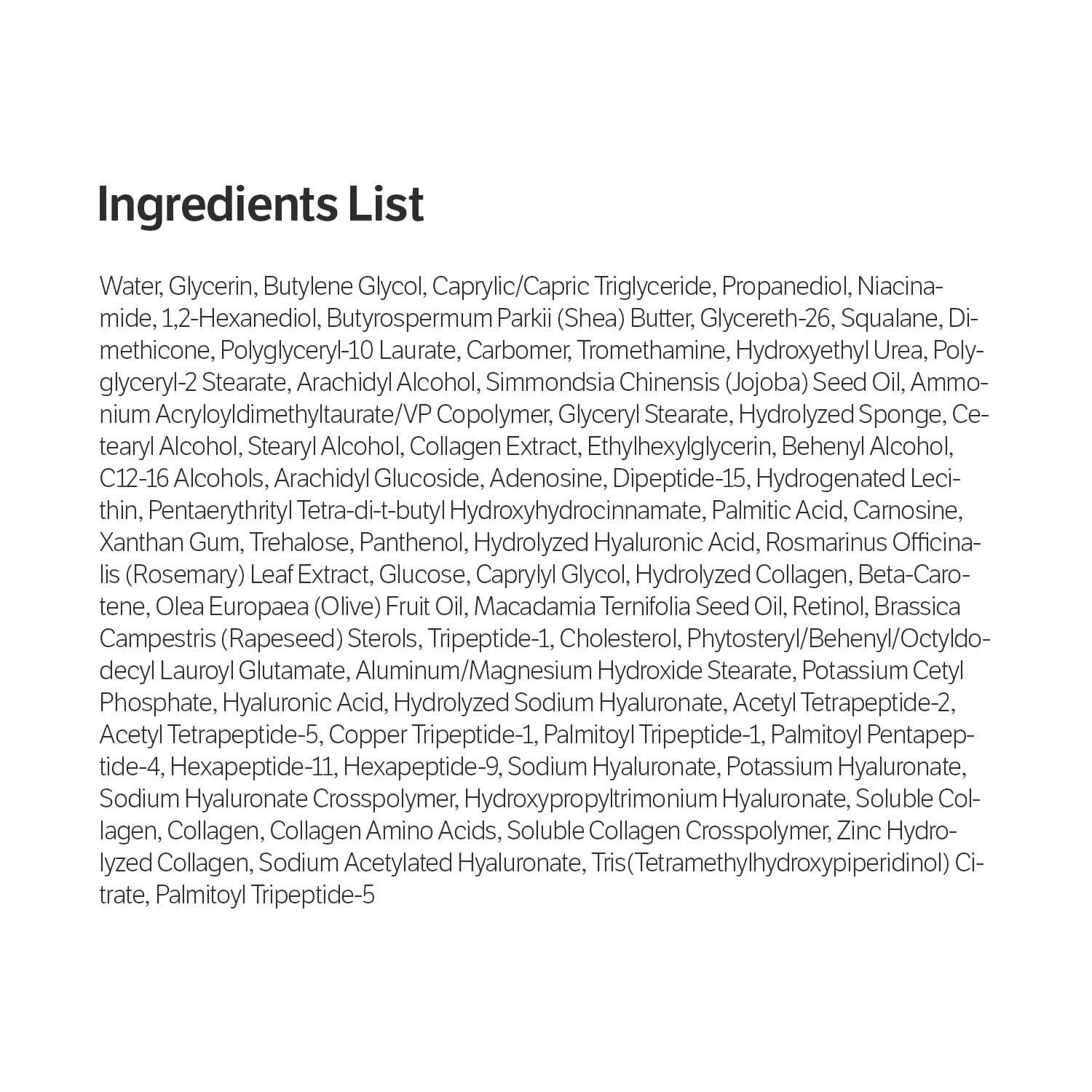 SUNGBOON EDITOR comparación de tamaño 50 ml para referencia visual