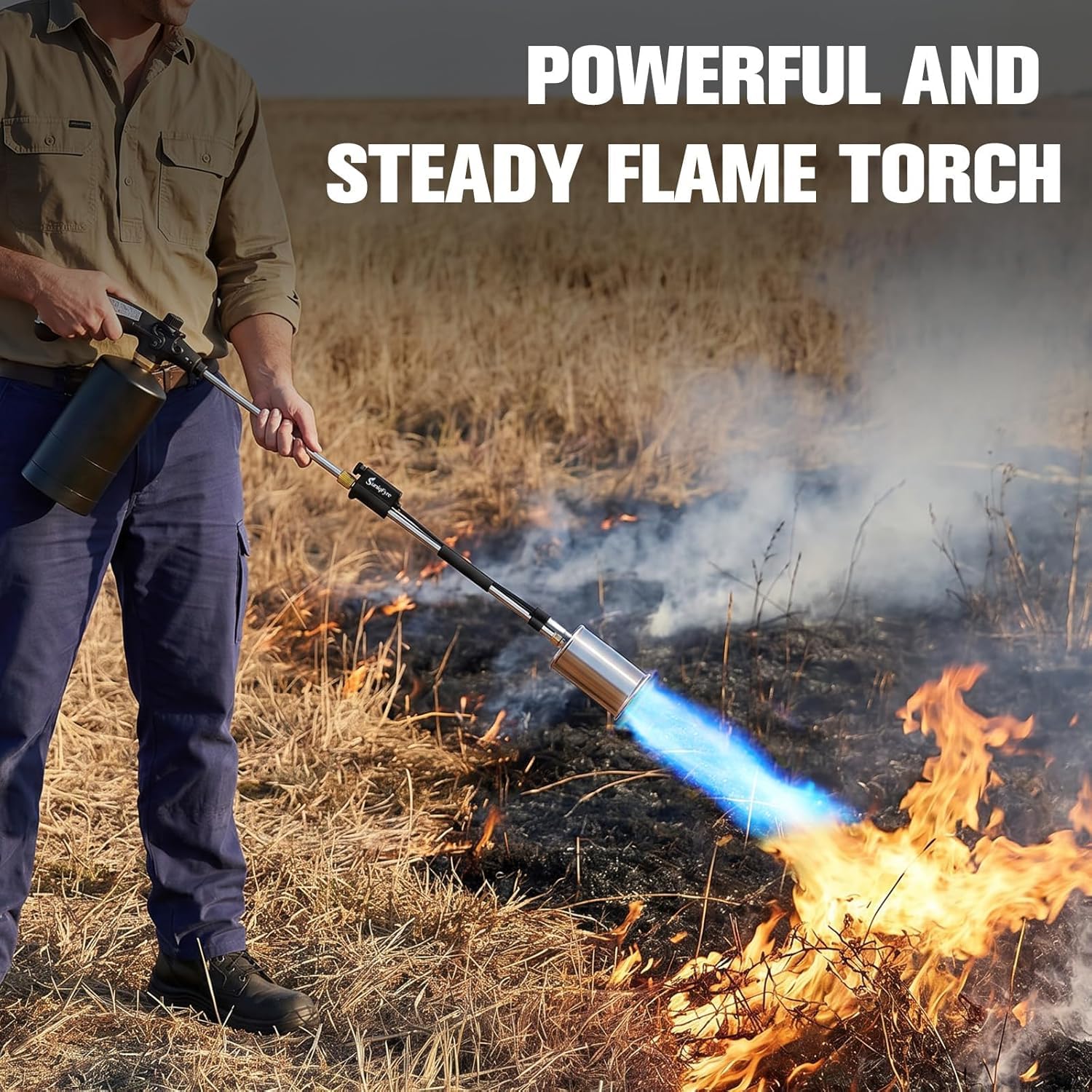 SuniqFyre detachable 30-inch barrel extended for ergonomic reach benefit