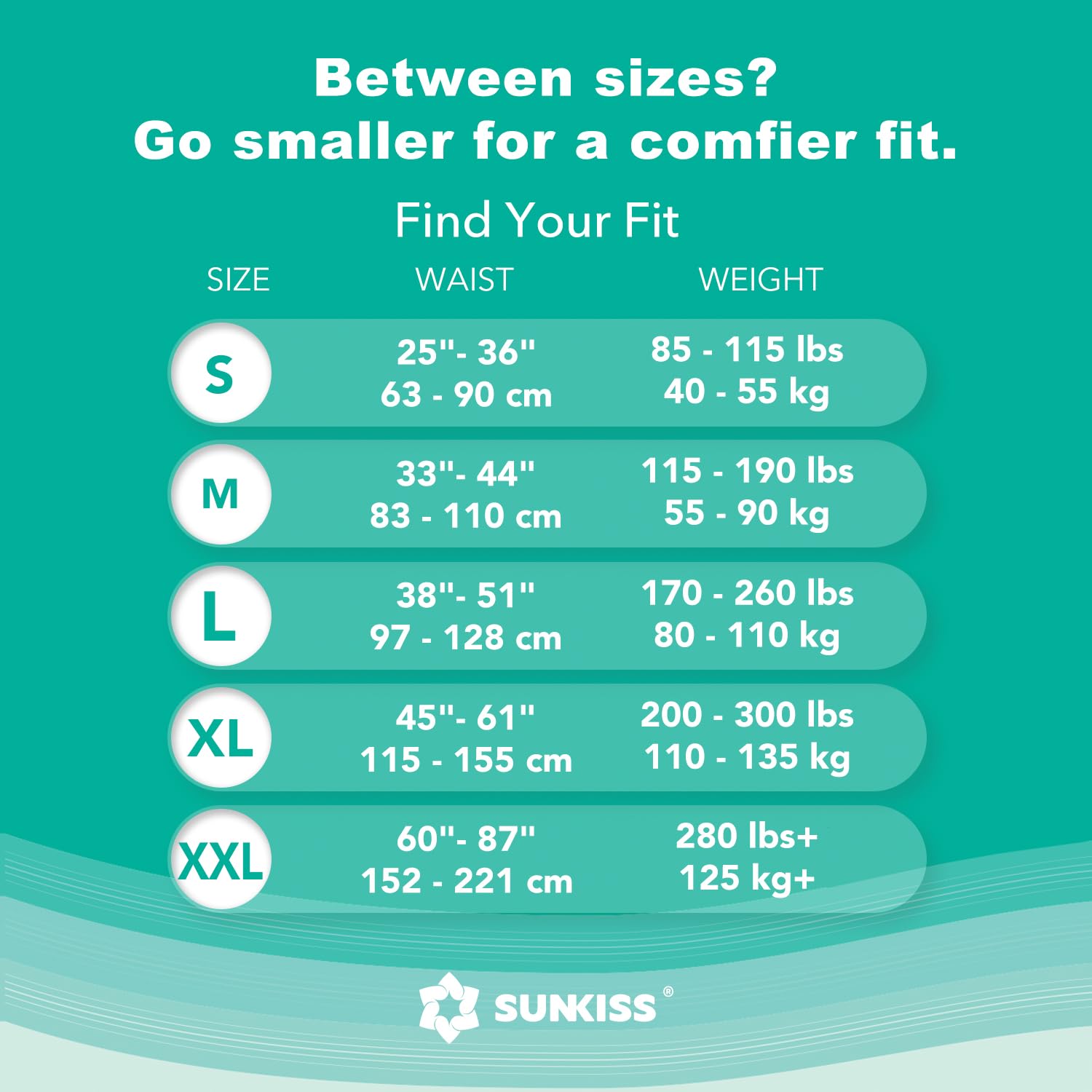 SUNKISS detalle de cinta ajustable que facilita cambios y ajuste seguro