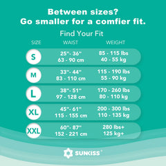 SUNKISS detalle de cinta ajustable que facilita cambios y ajuste seguro