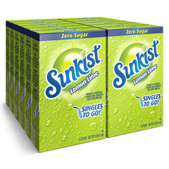 SINGLES TO GO! Sunkist frente del empaque mostrando 72 sobres y conveniencia