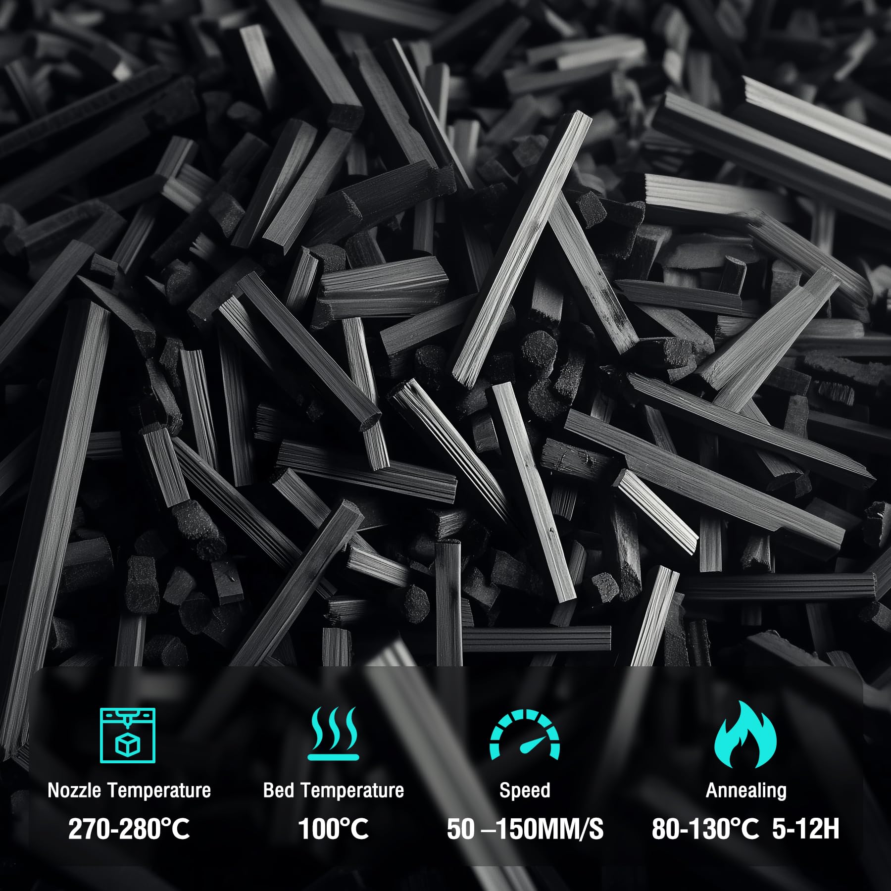 SUNLU ejemplo de pieza automotriz impresa resistente al calor