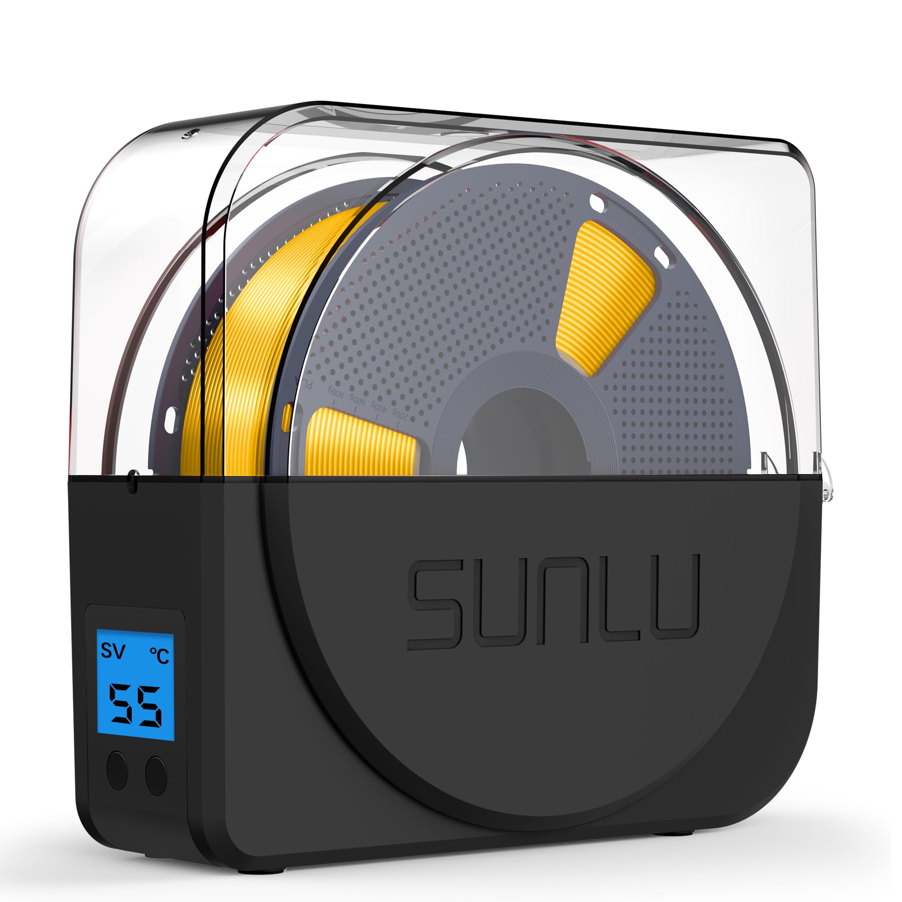 SUNLU S1 Plus vista frontal mostrando diseño compacto y acceso fácil