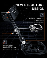 SUNPOW ergonomic handle and armrest detail improving comfort and steady sweeping control