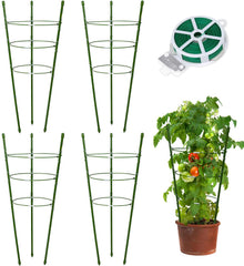 SUNPRO jaula frontal del paquete mostrando las cuatro unidades para soporte de plantas