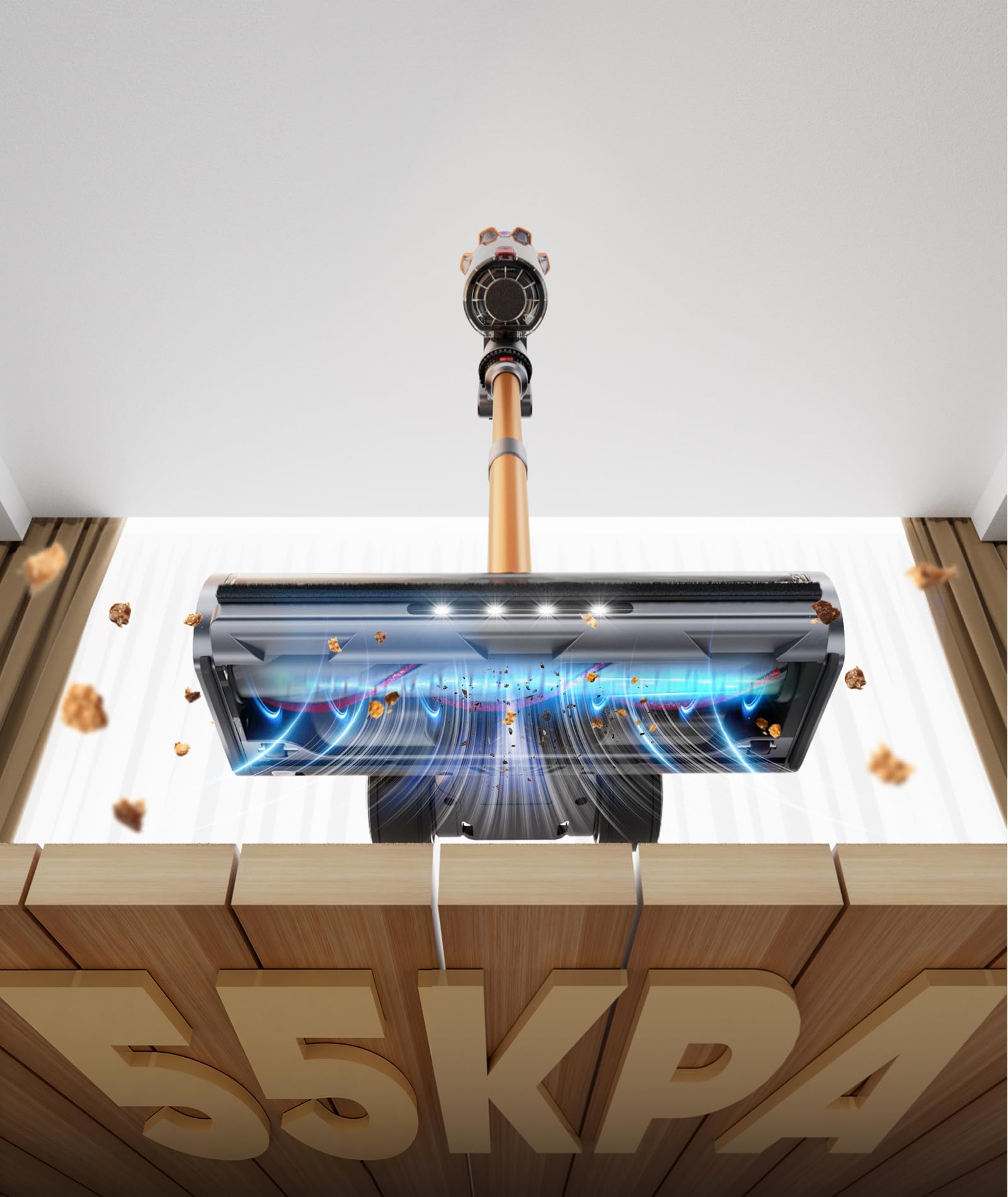 SunSare X7A Pro panel táctil LED mostrando modos y facilidad de uso