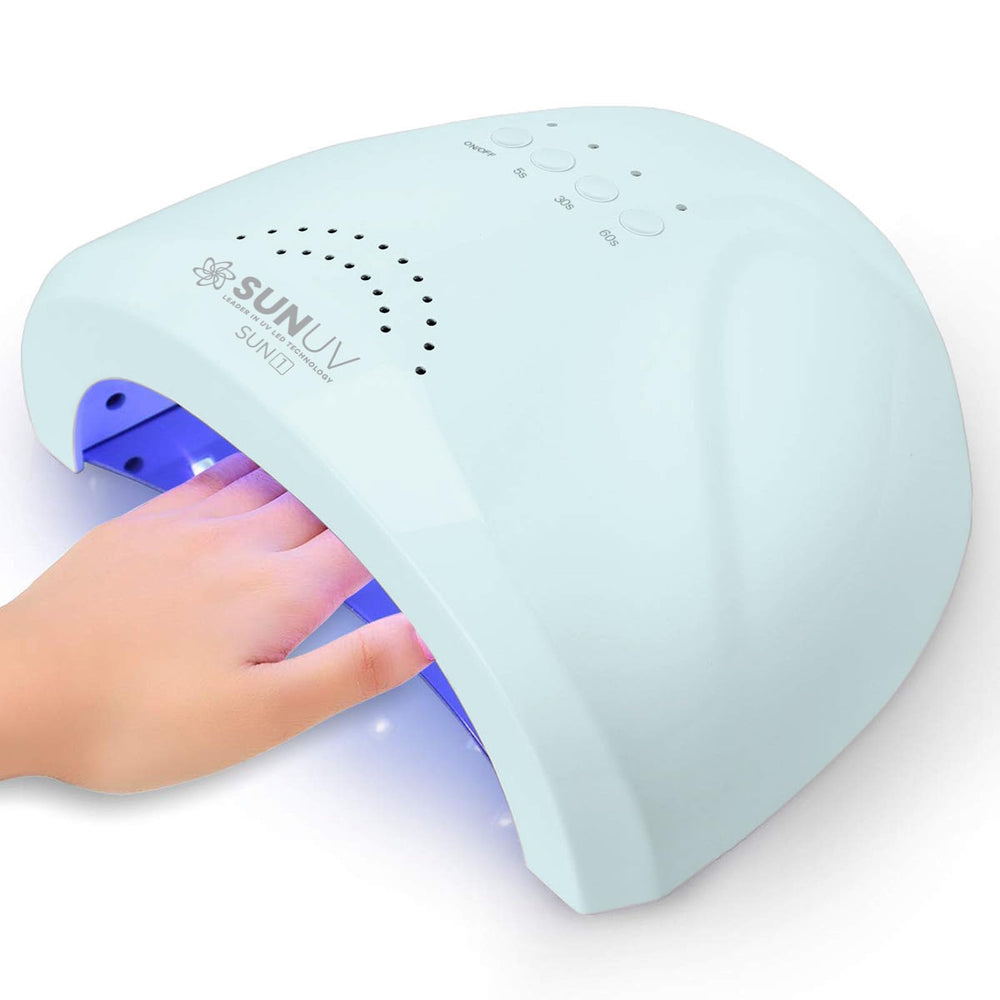 SUNUV SUNONE Blue frontal mostrando su diseño compacto y curado rápido
