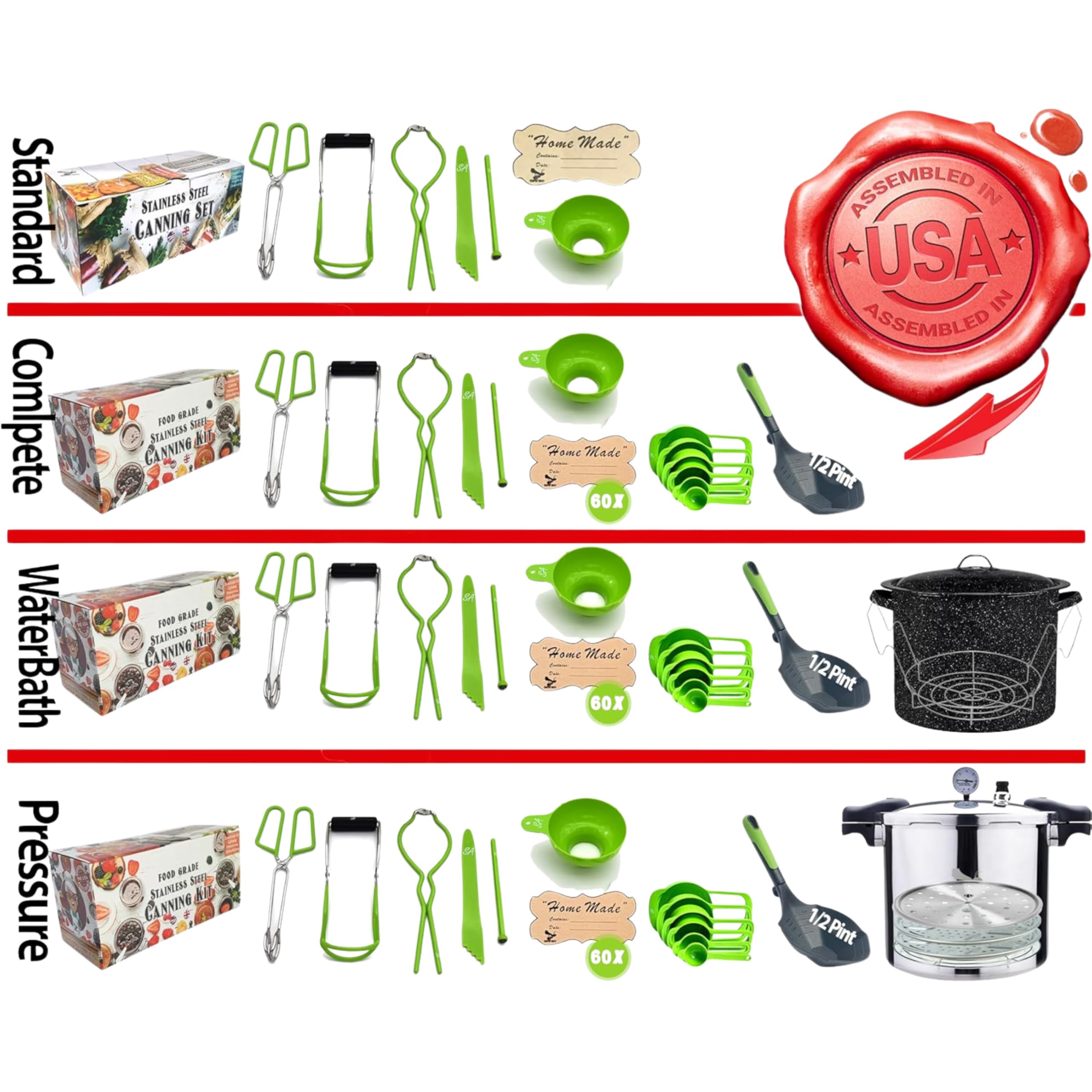 Supa Ant kit completo dispuesto sobre mesa, incluye todas las herramientas esenciales