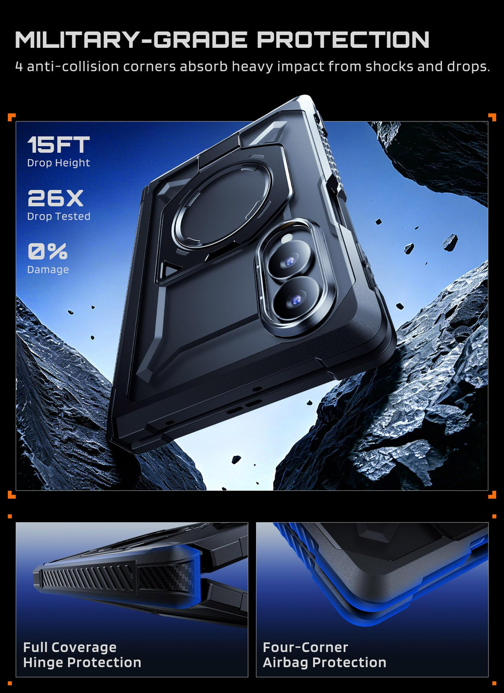 SUPCASE primer plano del vidrio templado HD integrado sin burbujas