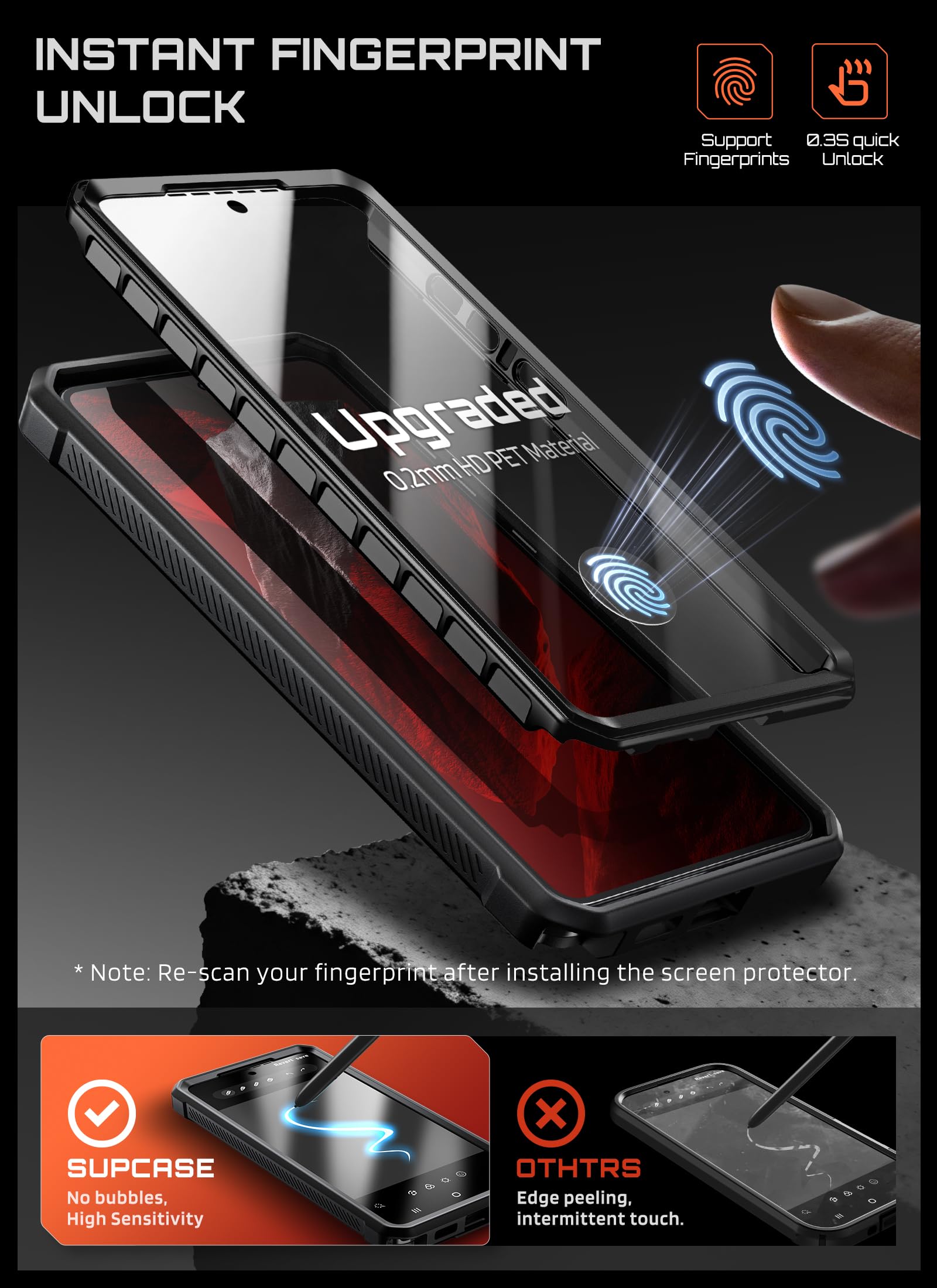 SUPCASE funda en escenario cotidiano mostrando uso cómodo y protección completa