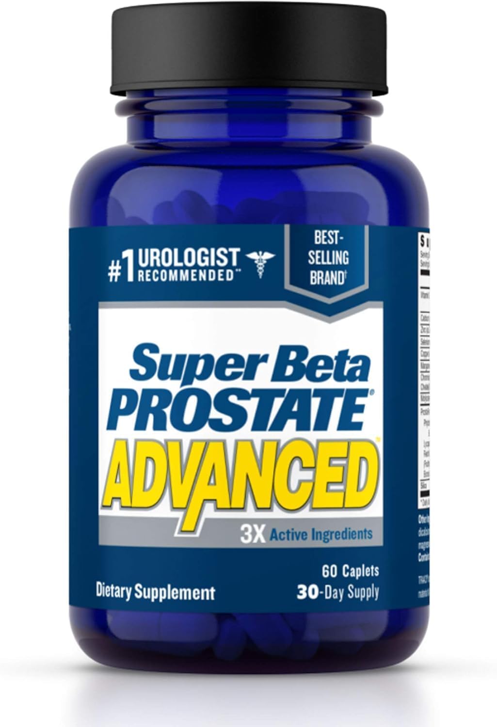 SUPER BETA PROSTATE envase frontal mostrando presentación y apoyo prostático